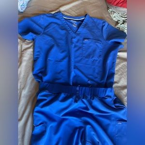 Spirt Uniform scrubs set royal blue